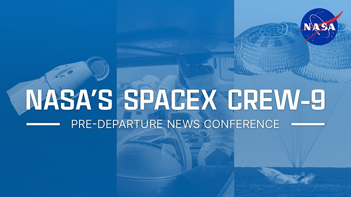 NASA’s SpaceX Crew-9 Pre-Departure News Conference