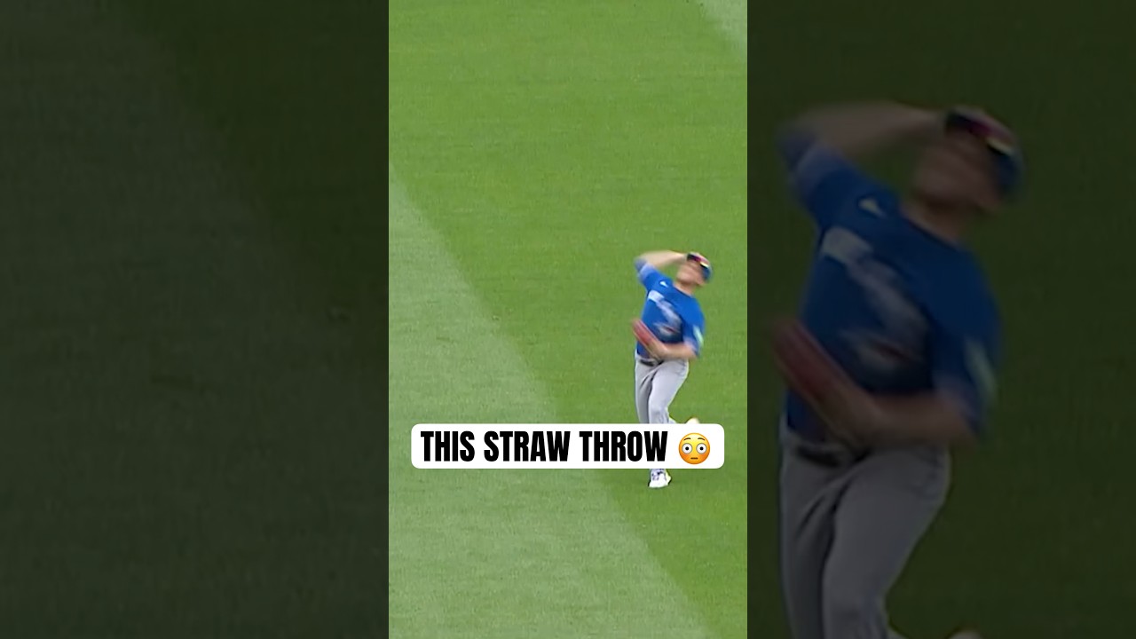Myles Straw STUNS with game-saving throw to home for the out π³ #MLB #Toronto #BlueJays