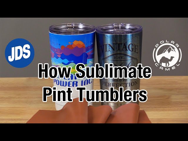 Sublimating 30 oz Polar Camel Tumblers with a Wrap 