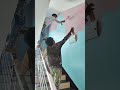 wall painting ♥️🏡 🏡#home #homedecor #artvideo #love#wallart #wallpainting #duetchallenge#viralvideo