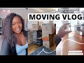 I MOVED AGAIN... Empty Apartment Tour, Unpack With Me, Stressful Move | MOVING VLOG #1