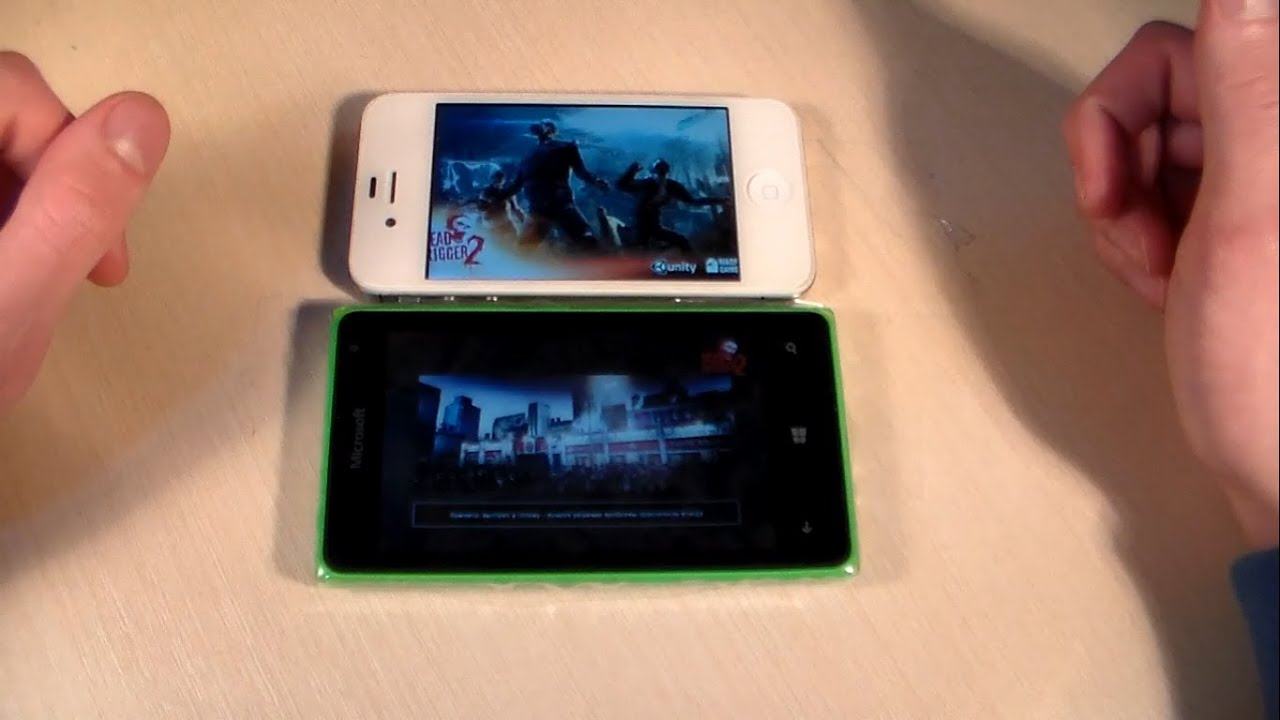 Microsoft Lumia 532 vs iPhone 4S (HD)