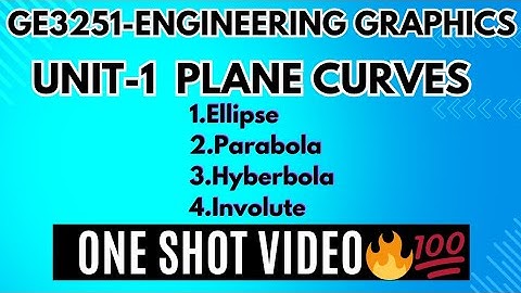 GE3251|Engineering Graphics|Unit-1 One Shot Video💯🔥|@Toppersacademytamil