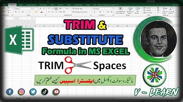 How to Remove Extra Spaces in MS Excel | Remove All Unwanted Spaces in MS Excel | TRIM All Spaces