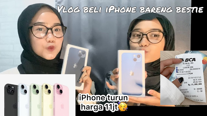 Vlog beli iPhone 15 hasil nabung bareng bestie