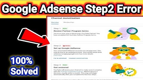 Hoe los je fout 2 op in Google Adsense 2025/ Fout in stap 2 van monetisatie