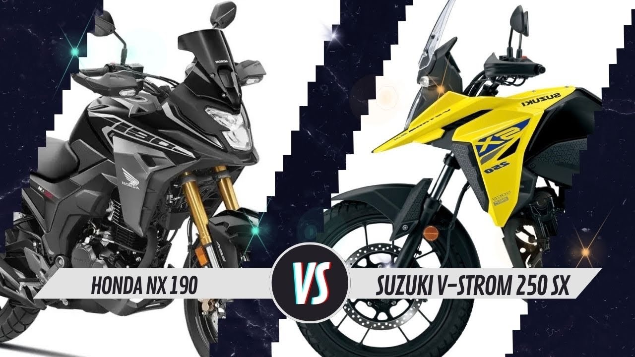 Suzuki V-Strom 250 Sx Vs Honda Nx 190🤔se pueden COMPARAR🤯???