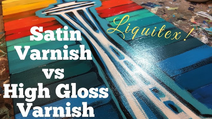 Liquitex Varnish Gloss vs. High Gloss - with Carl Mazur 