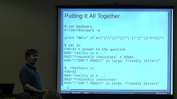 2011 SouthEast LinuxFest - Dan Good - Advanced Regular Expression Practice