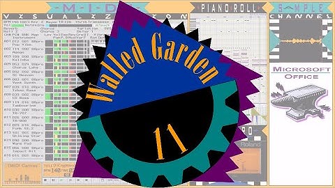 Walled Garden - Midi Visualizer【SC-88 Pro】