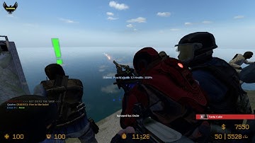 ZOMBIE ESCAPE MOD ON COUNTER-STRIKE: SOURCE, MAP: ZE_pirates_port_royal, level 3, CSS