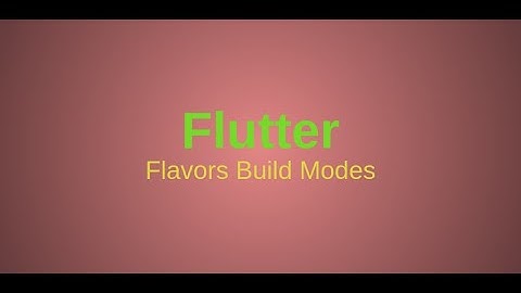 Learn how to flavoring in flutter.One code multiple apps