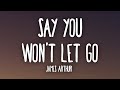 James Arthur - Say You Won