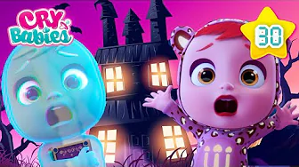 Halloween Adventure: Cry Babies Become Ghost Chasers! 👻| Cry Babies Magic tears| Cartoon in English