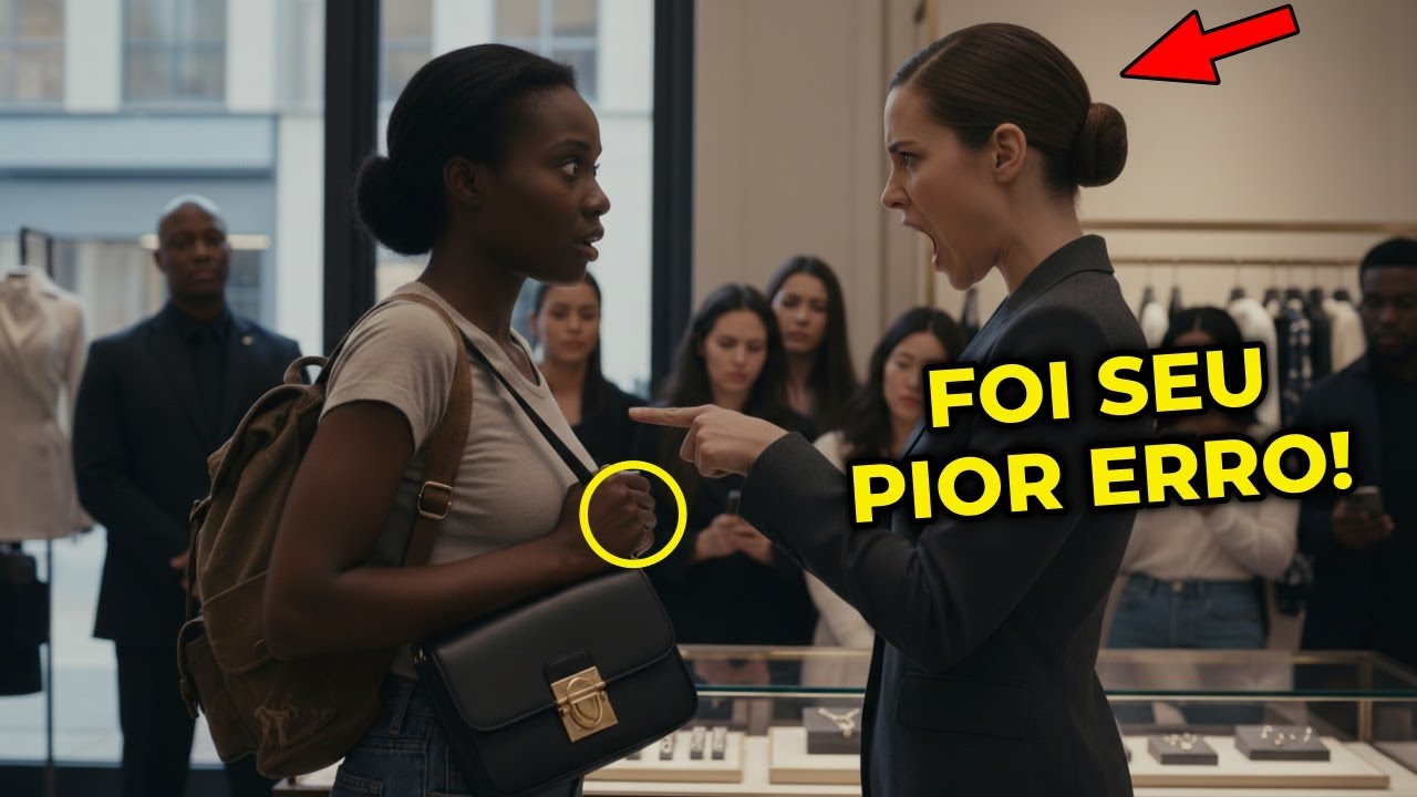 “Essa bolsa não é sua. Devolve AGORA!” — a gerente fez show e pagou caro no fim