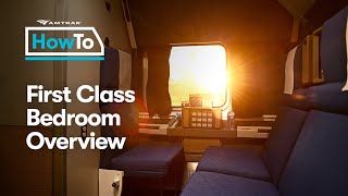 #AmtrakHowTo First Class Bedroom Overview