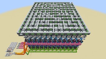 Minecraft Redstone Maze Generator