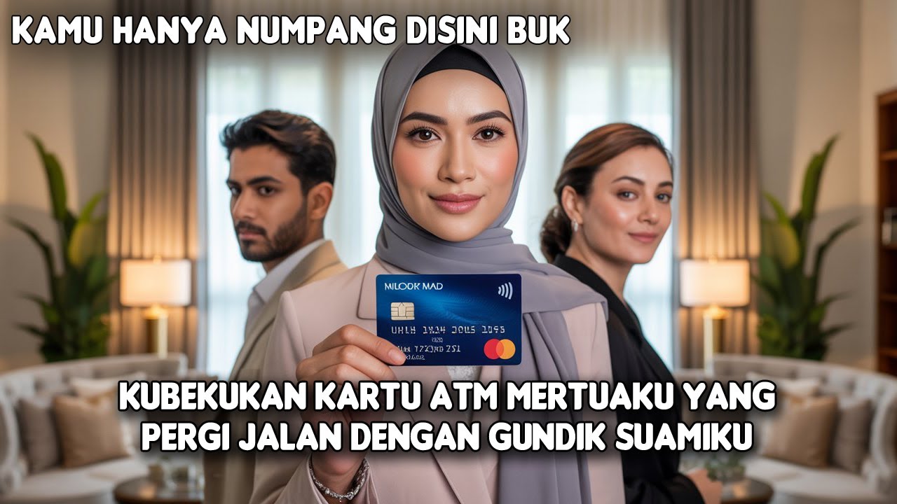 KUBEKUKAN ATM MERTUAKU YANG KERAP PERGI DENGAN GUNDIK SUAMIKU KAMU HANYA NUMPANG BU @ceritabunda88