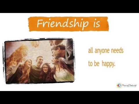 Friendship is...
