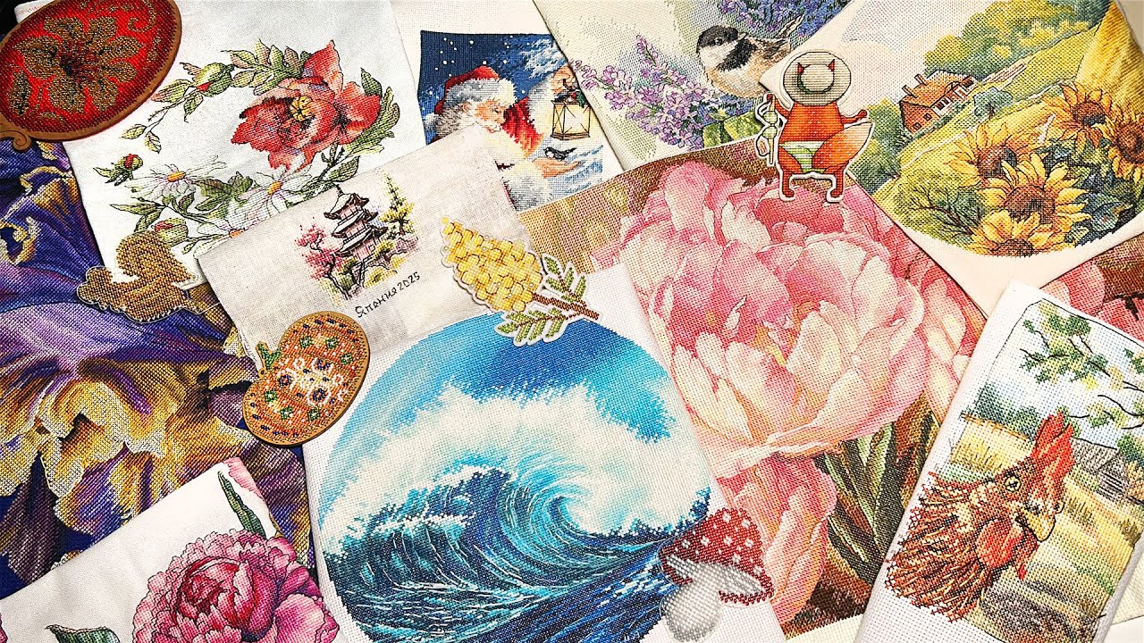 Вышито за всю жизнь. Почему я не оформляю работы?