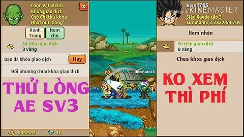 Ae nro như thế nào? Thử lòng dân chơi sv3. Đi xin 1k vàng