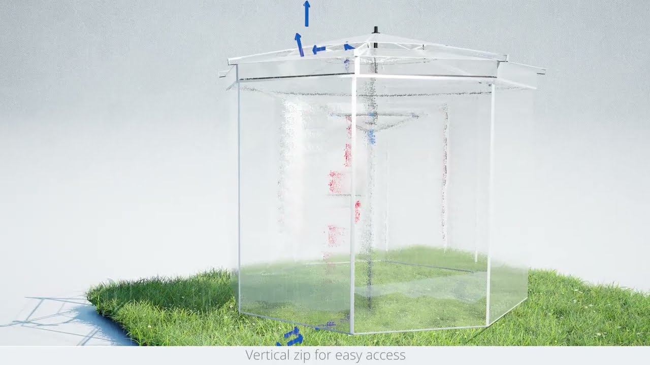 LaundryDome™: The Ultimate Eco-Friendly Rotary Washing Line Umbrella