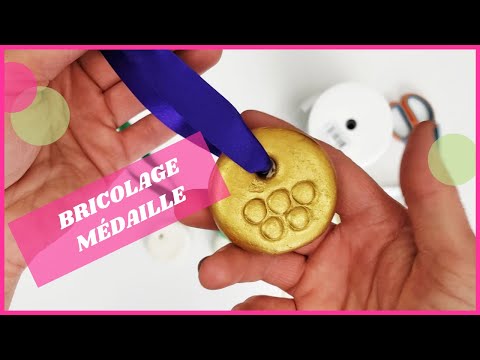 Bricolage facile de médaille olympique pour enfant - DIY