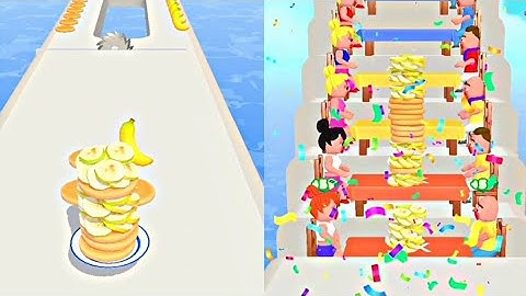 Pan Cake Run 🥞 All Levels Gameplay part 1