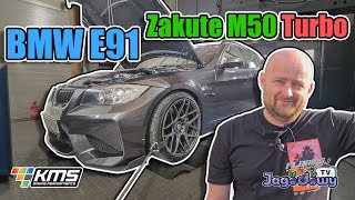 BMW E91 z zakutym M50 Turbo || KMS Engine