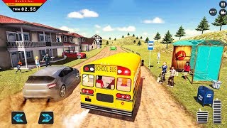 Off Road Bus Goes To School - Bus Driver Simulator - Android Gameplay FHD screenshot 5