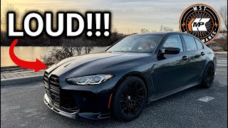 BMW G80 M3 MST Intake Install | Sounds LOUD!