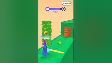 Money run 3d gameplay Lev 136, Satisfying Mobile Games Walkthrough iOS, Android..