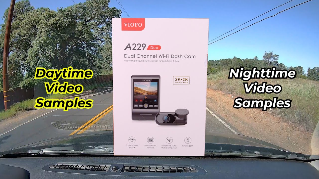 VIOFO A229 Plus Duo 2K QHD 2-Channel Dash Cam - None / None / None