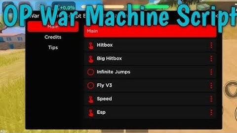 *OP* War Machine Script | Hydrogen - Fluxus - Delta - Arceus x - Codex Executor