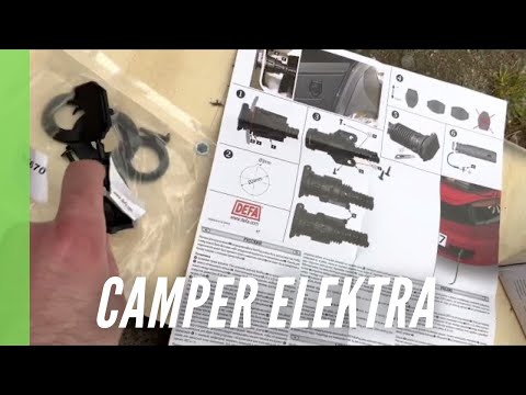 Defa mini plug als wal aansluiting voor zelfbouw camper | plug en play met aardlekschakelaar