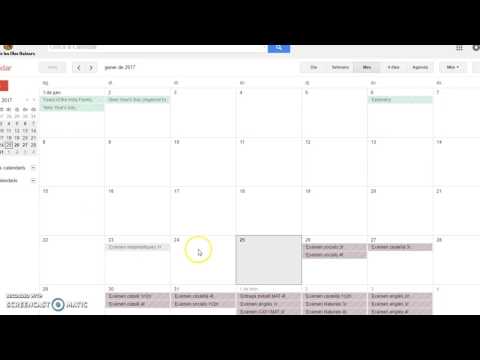 Vídeo: Com Afegir Dates