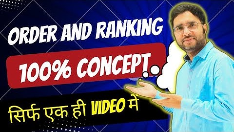 Reasoning Order and ranking full concept sirf 4 minutes me | Short Tricks | DCA With Rahul Sir