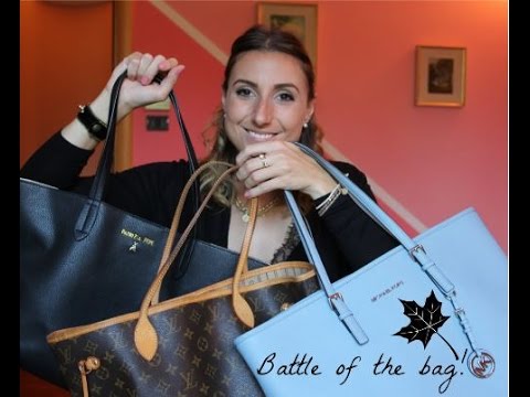 Battle of the bag! Louis Vuitton vs Michael Kors vs Patrizia Pepe 