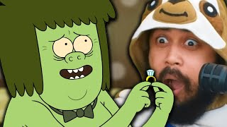 Мульт THE END OF MUSCLE MAN Regular Show Reaction