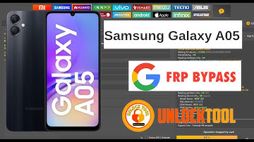 Samsung A05 A055F Frp Bypass Unlock Tool