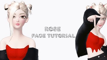 Rosé zepeto face tutorial with New face shapes🤍