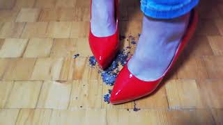 Heels crush various items | Heels trample | Crushing with heels