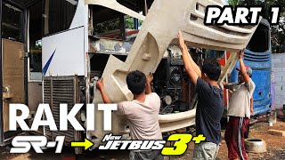 BUSET!! BEGINILAH PROSES RUBAH BODY BUS MILIK SATRIA PERKASA | PART1