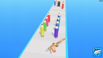 Sword Melter - Android Gameplay and Ipad game Math games (Very satisfying and relaxing slicing game)