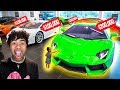 Buying Everything My Daughter TOUCHES Challenge!!! My First LAMBORGHINI!! 😳