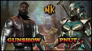 TRYING THE GRINNIN&#39; BARRETT VARIATION! - GunShow vs Pnut - Mortal Kombat 11