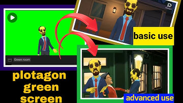 How to use green screen in plotagon with kinemaster