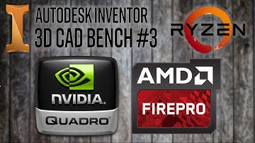 3D CAD PC Hardware Benchmark #3 | Ryzen & Quadro M4000 vs FirePro W9100