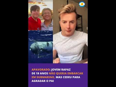 💣 APAVORADO: Jovem de 19 anos NÃO queria embarcar em submarino, mas cedeu para agradar o pai