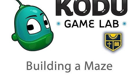 Kodu Creating a maze
